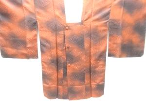 未使用品　葉模様織り出し暈しロング道行コート